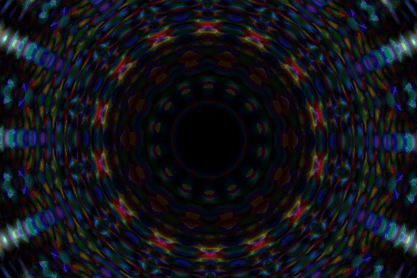 Absolute RGB deviation of picture 15 from picture 11, intensities multiplied by 426